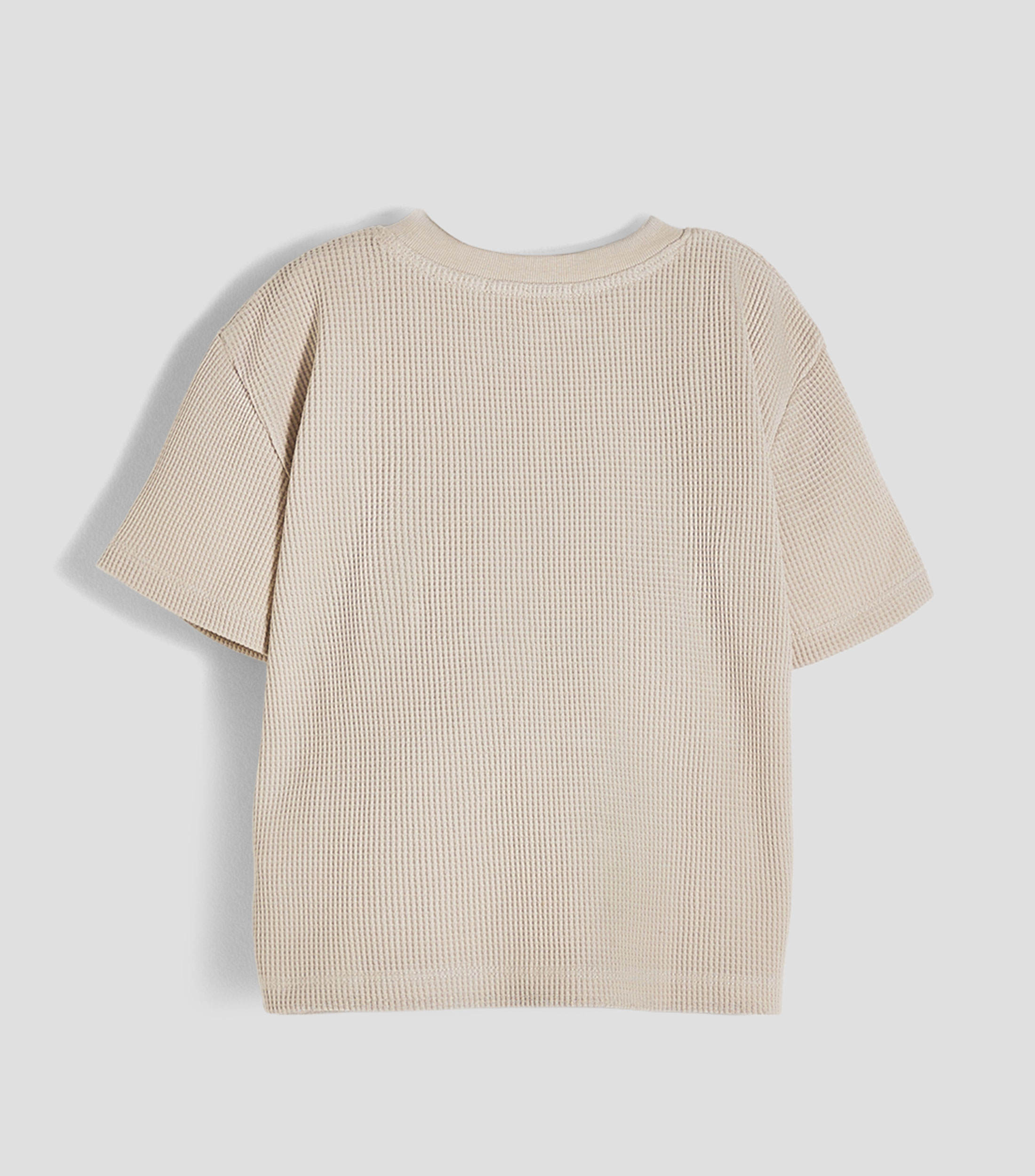 Playera cuello redondo manga corta microdiseño Bebé